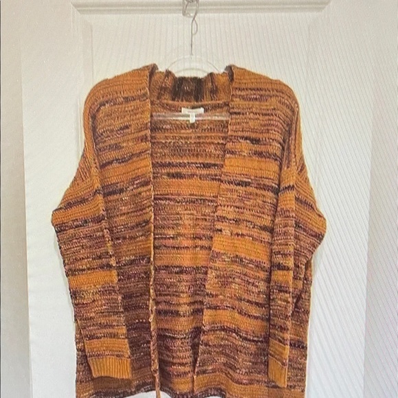 Maurices Sweaters - Maurices Multicolor Striped Cardigan